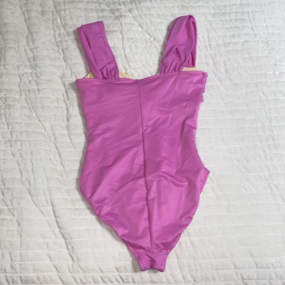 MiracleSuit MagicSuit Pink Slimming One Piece Swim - Picture 3 of 7